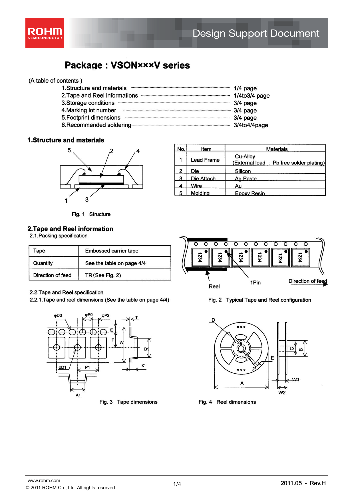 ROHM VSONxxxV Series User's Manual - Page 1