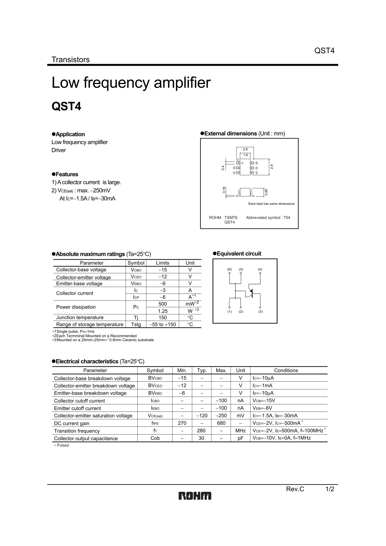 ROHM QST4 User Guide - Page 1