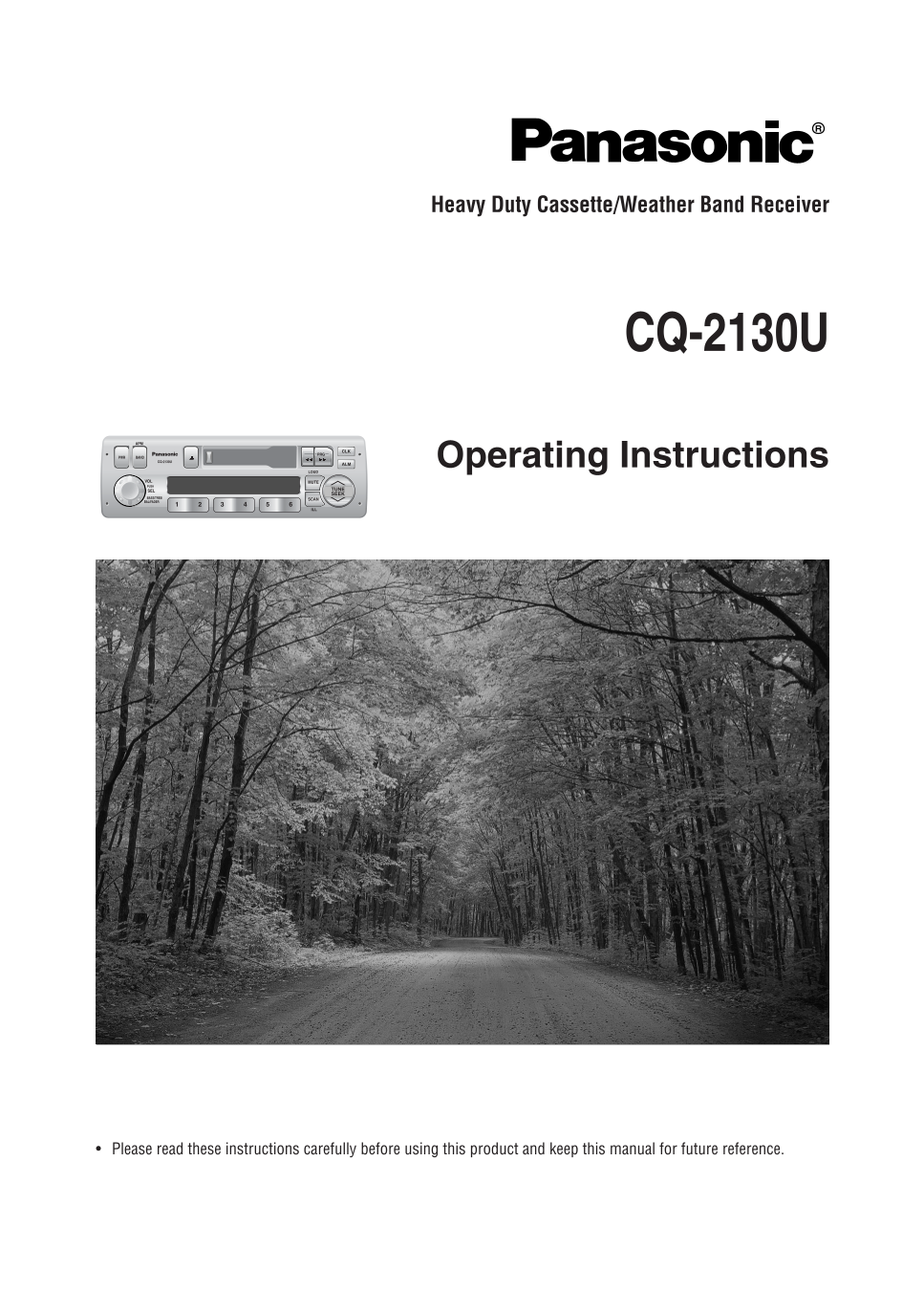 Panasonic CQ2130 User Guide - Page 1