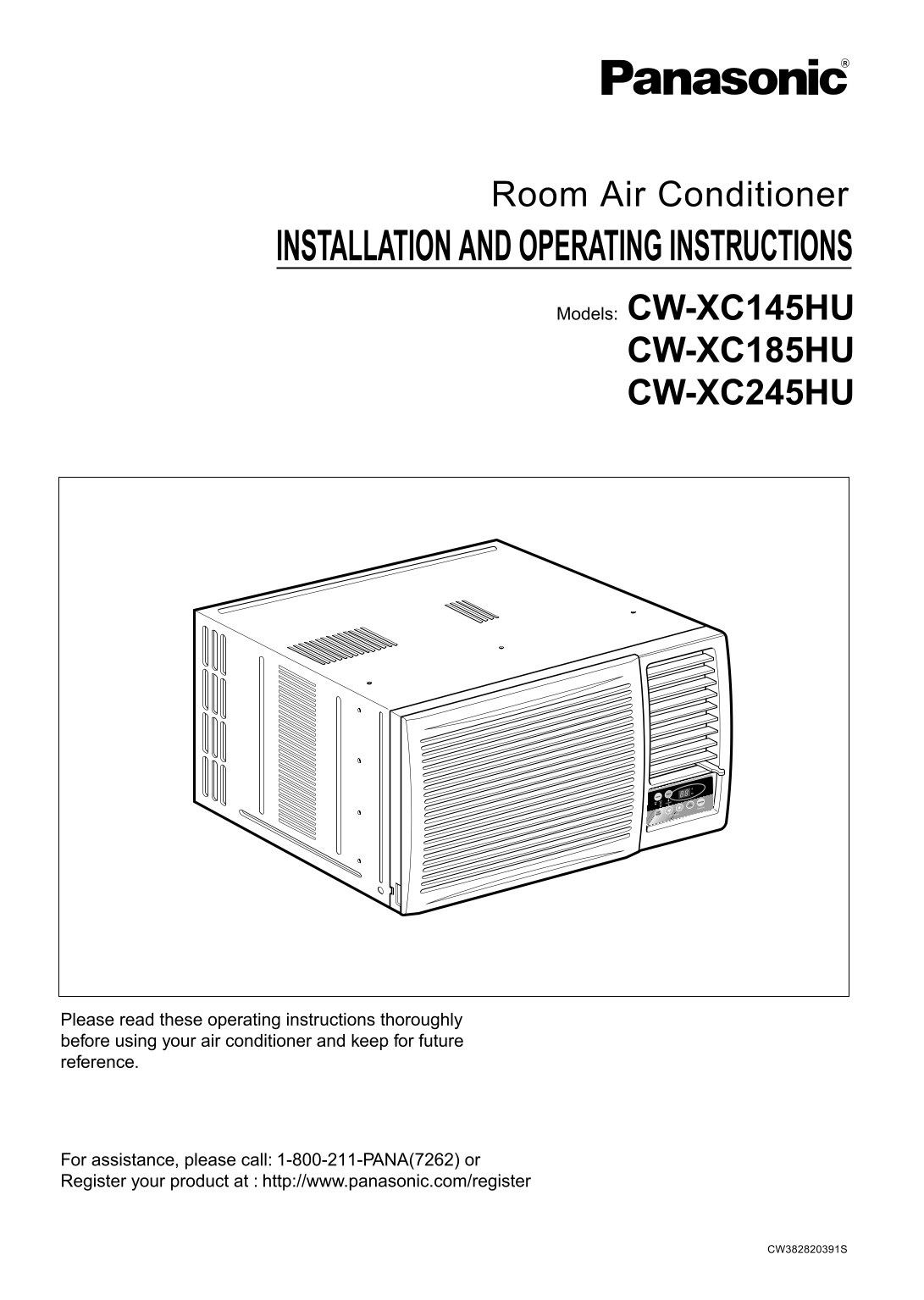 Panasonic CWXC145HU User Guide and Manual - Page 1