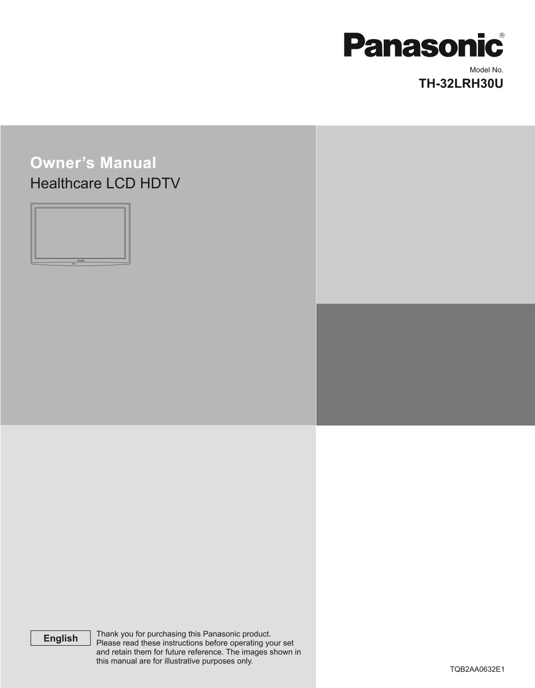 Panasonic TH-32LRH30U User Guide - Page 1