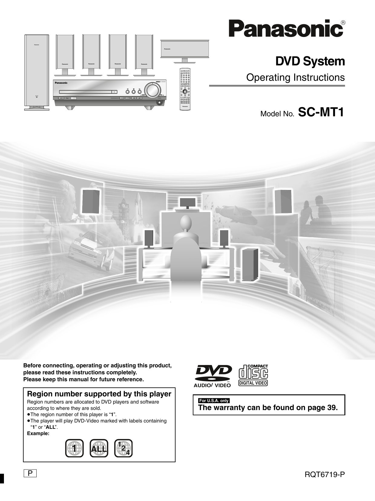 Panasonic SC-MT1 User Guide and Manual - Page 1
