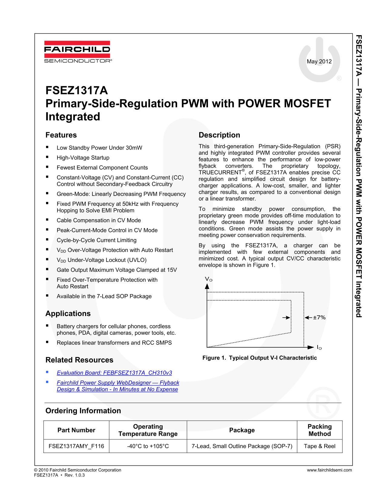 Fairchild FSEZ1317A Data Handbook - Page 1