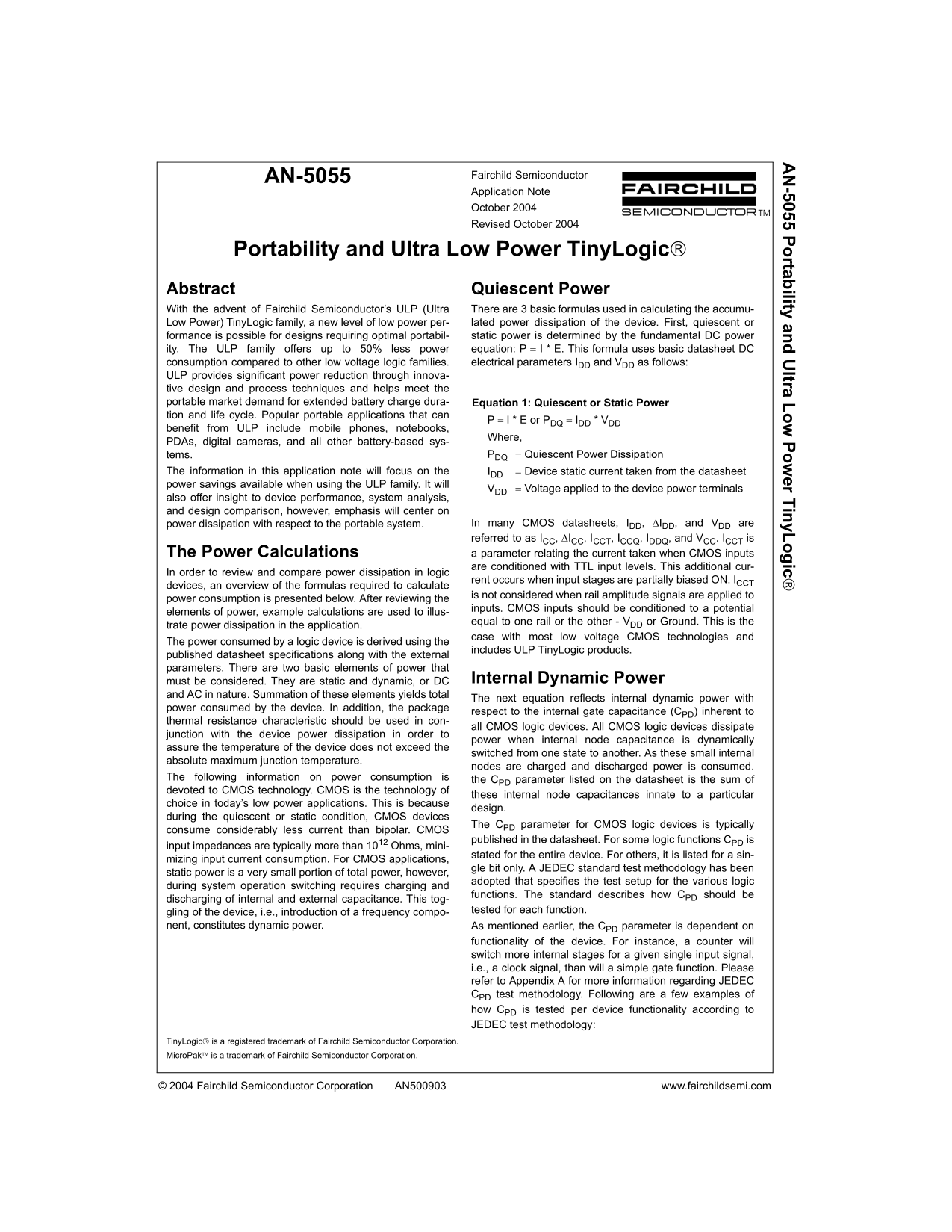 Fairchild AN-5055 Data Handbook - Page 1