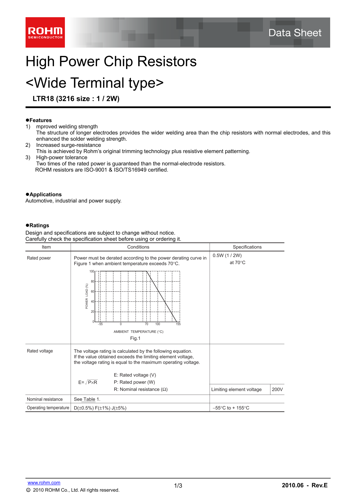 ROHM LTR18EZPF User Guide and Manual - Page 1